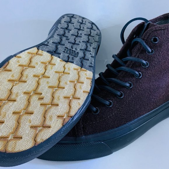 Frye Ludlow High Top Fashion Sneaker - Wine color - Picture 3 of 7